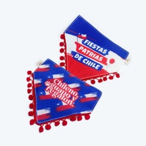 Bandana para Mascotas Fiestas Patrias de Chile